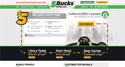 Desktop Screenshot of 5buckstraffic.com